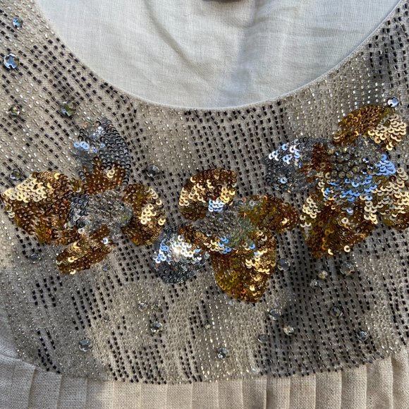 Tory Burch Midi Dress with beaded/sequin/rhinestone detail - Picture 3 of 6